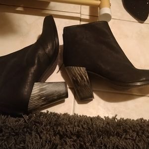 All Saints Contrast Heel Booties
